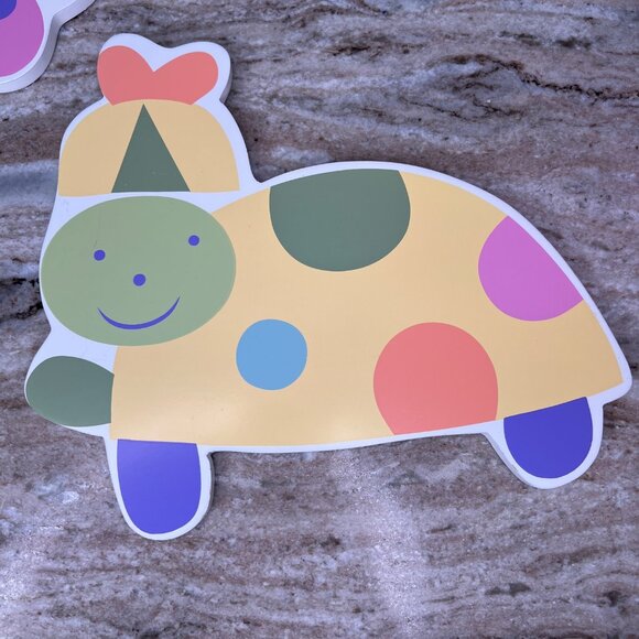 Kids Line Whirligig Jenny Faw Wall Hanging Decor Lot Turtle Butterfly Bee - Picture 2 of 13